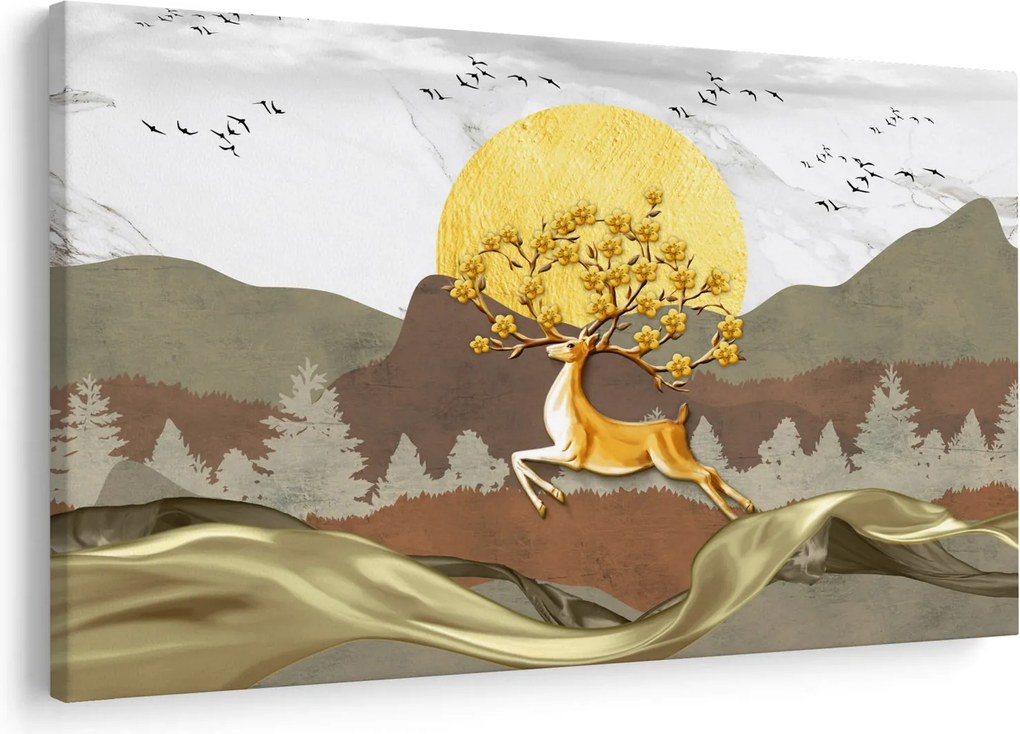 Tablou cu cerb (90x60 cm)