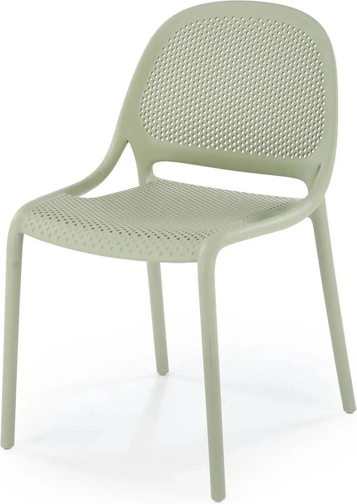 Scaun de gradina K532, verde menta, polipropilena, 50x56x80 cm