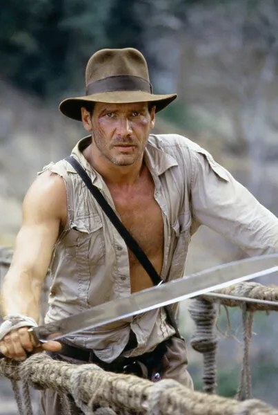 Fotografie Indiana Jones and the Temple of Doom by Steven Spielberg, 1984