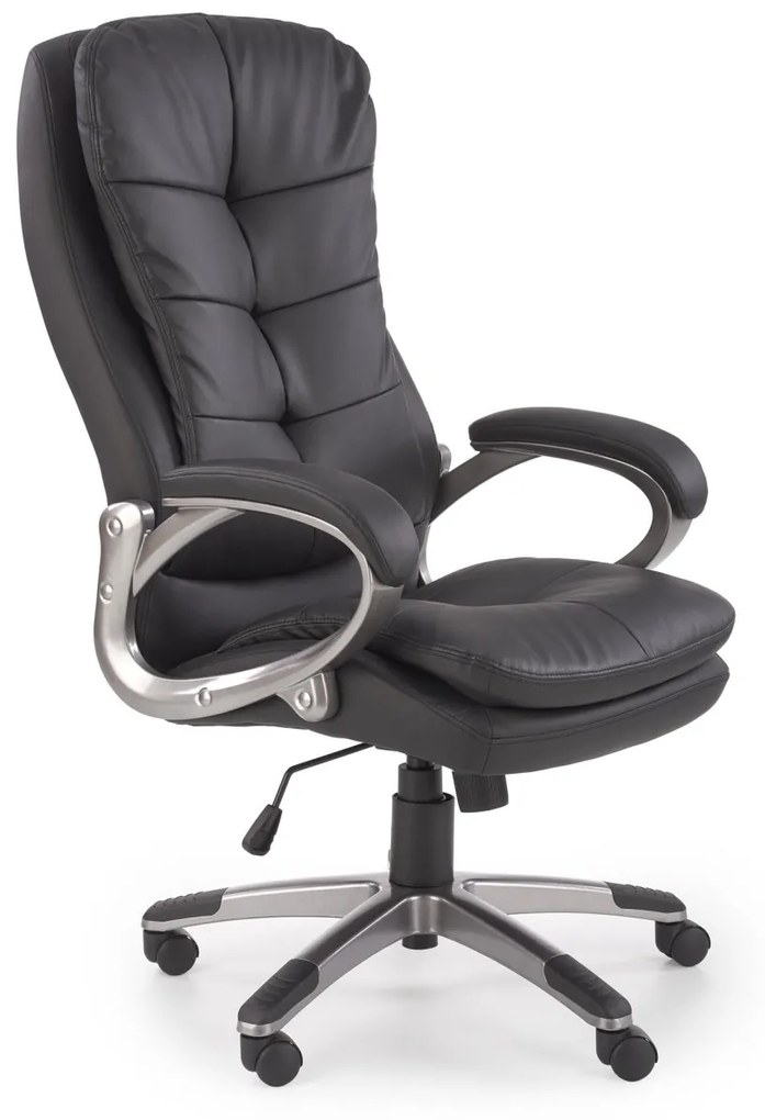 Scaun de birou Preston negru - H124 cm
