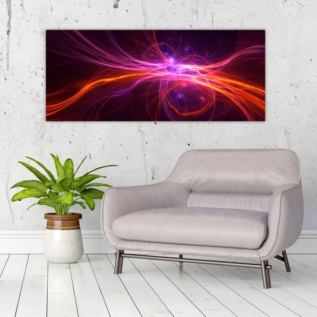 Tablou cu abstracțiune modernă (120x50 cm)