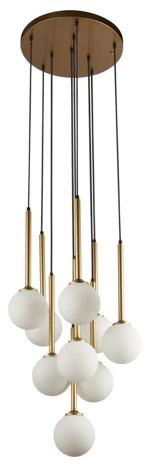 Lustra cu 9 pendule design decorativ modern Belle