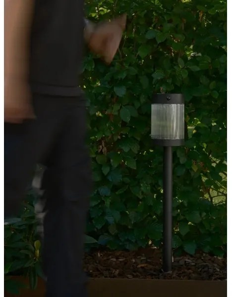 Nordlux - Lampă solară LED COUPAR LED/3,2W/5V IP44 neagră