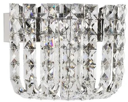Aplica de perete LED crom, cristale sticla CELYSIA