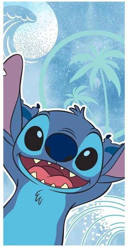 Disney Lilo și Stitch Wave prosop de baie, prosop de plajă 70x140cm