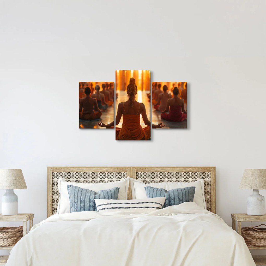Tablou - Lecții de yoga (90x60 cm)