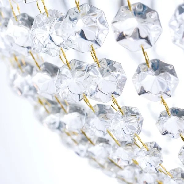 Lustră de cristal pe lanț Orion HL 6-1497/6 ARILA 6xE27/60W/230V maro/patină