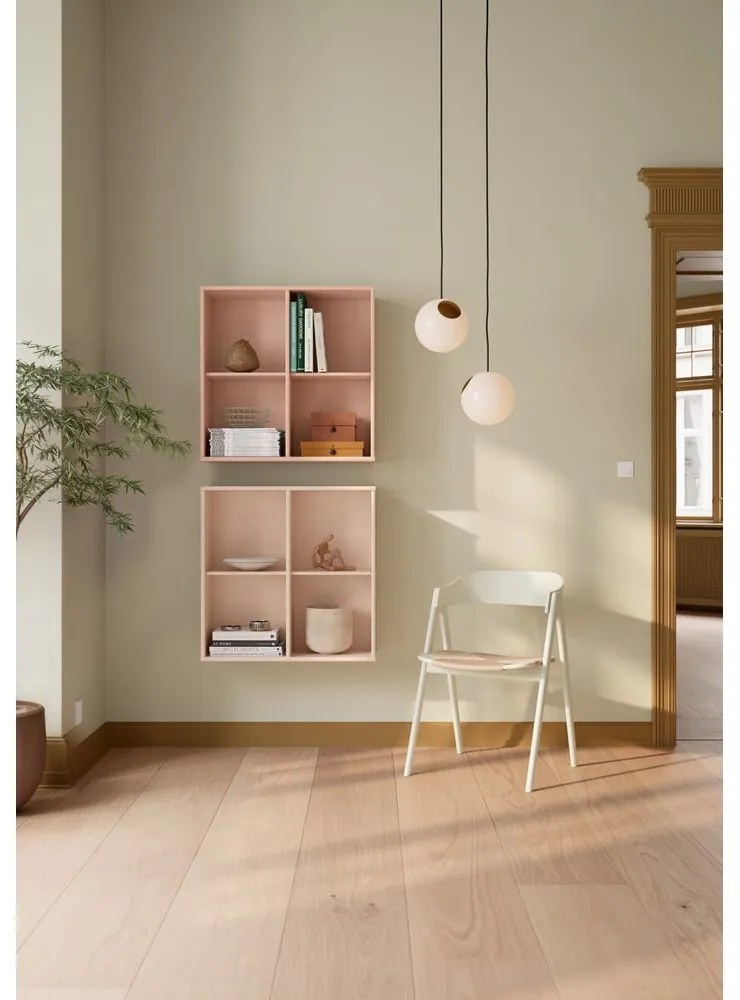 Bibliotecă roz suspendată 70x70x27 cm Mistral – Hammel Furniture