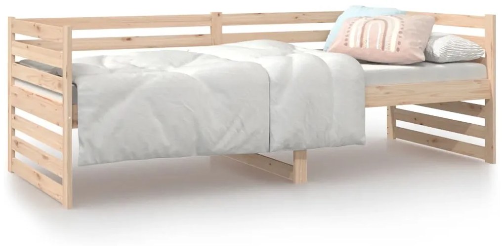 814689 vidaXL Pat de zi, 80x200 cm, lemn masiv de pin