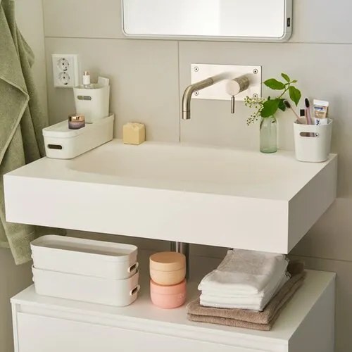 SmartStore Cutie de depozitare Compact XS, 0,6 l,albă, XS