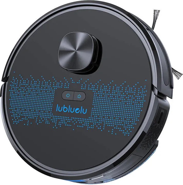 La mâna a doua: Robot aspirator cu statie de golire Lubluelu SL60 Plus, 42W, Mop, LiDAR, Wi-Fi, Alexa, Autonomie 120 min., 2600 mAh, Negru