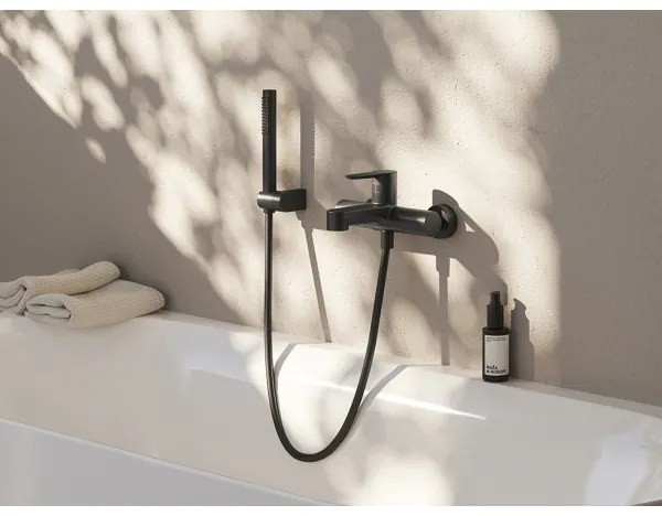 Ravak X07P568 - Furtun de duș din plastic, 150 cm, negru