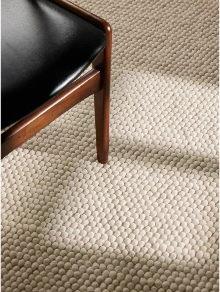 Covor crem țesut manual rotund din lână ø 200 cm Richmond Diana – Ted Baker