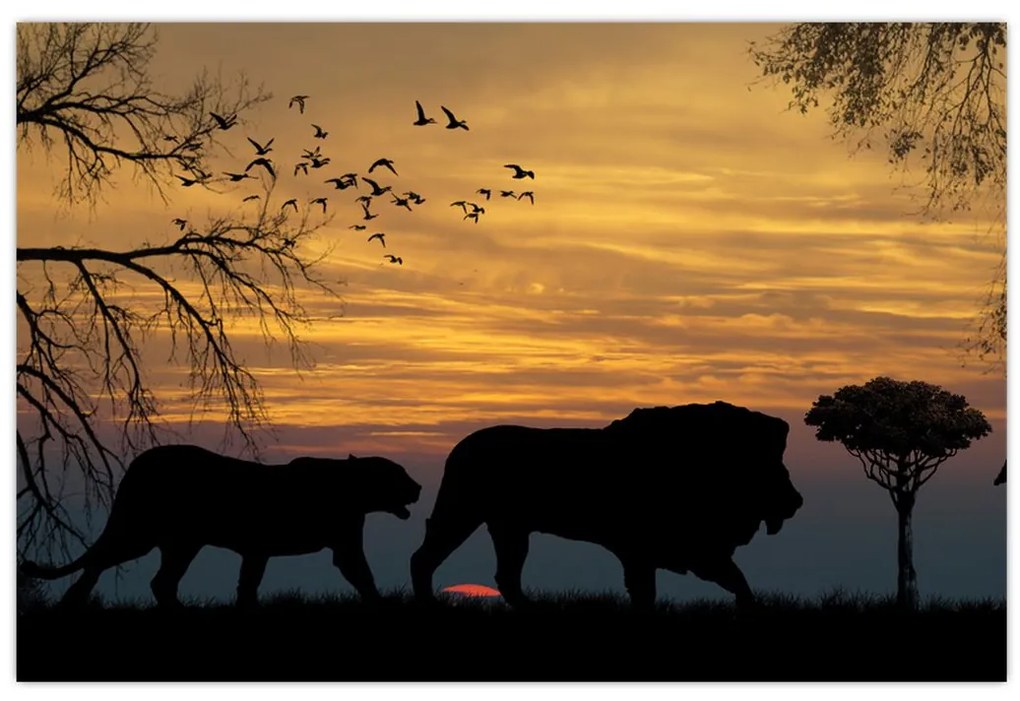 Tablou cu Safari (90x60 cm)