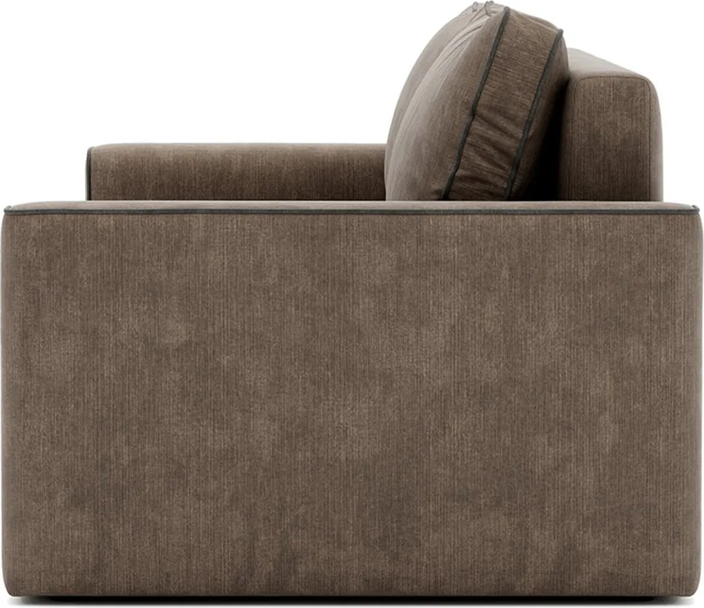 Canapea lemn masiv Column, 230 × 107 × 80 cm