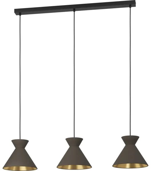 Eglo 900348 - Lampă suspendată pe cablu NASTASIA 3xE27/40W/230V