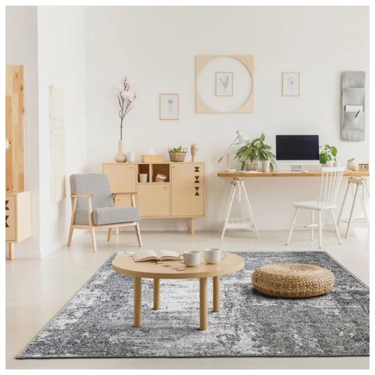 Covor Beenom cu model abstract gri-bej 1008-155 Selectează mărime: 160 X 230