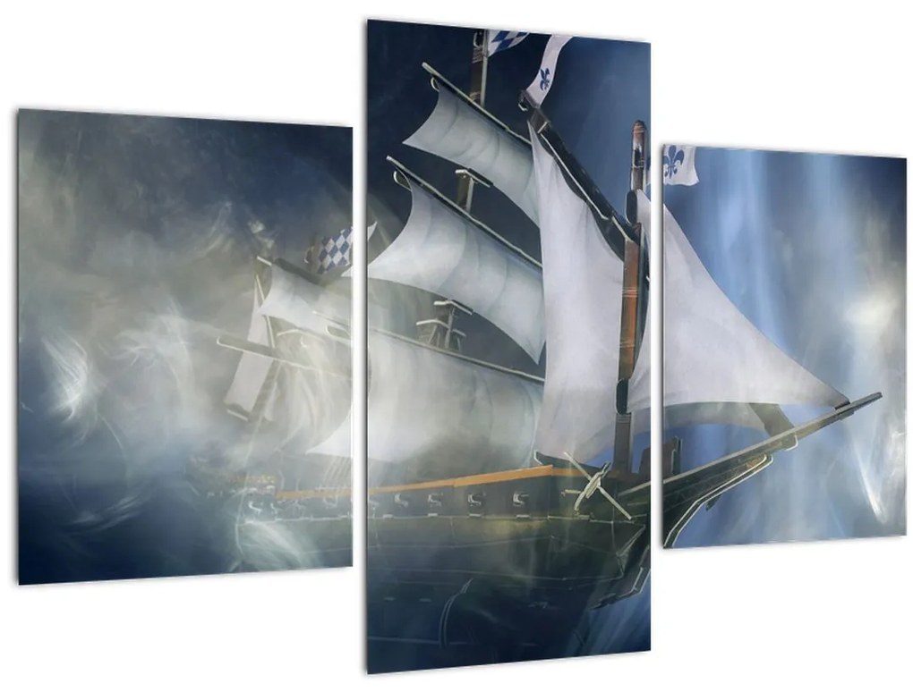 Tablou - Corabia fantomelor (90x60 cm)