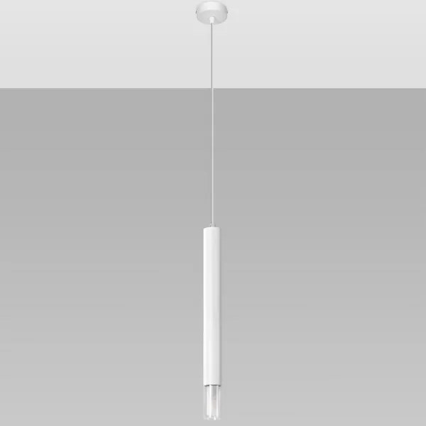 Lustră pe cablu VIZIER 1xG9/12W/230V albă Sollux SL.0957