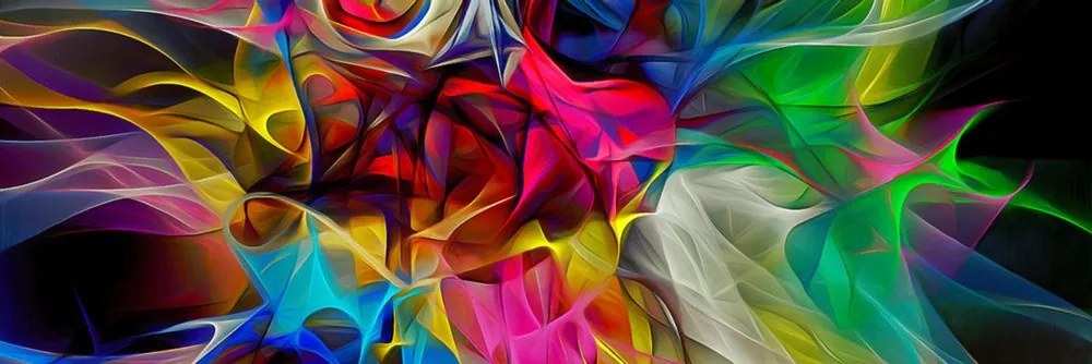 Tablou haosului colorat abstract