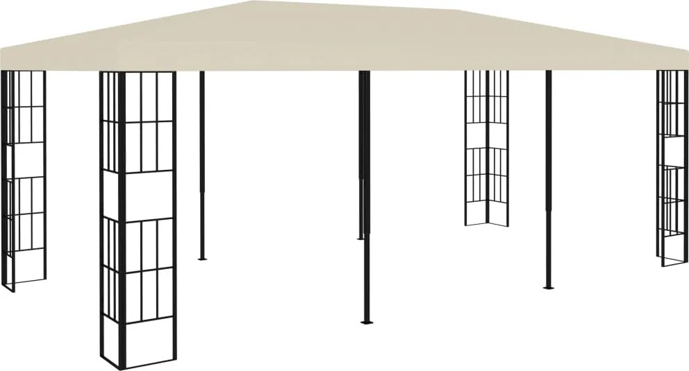 vidaXL Pavilion, crem, 3 x 6 m