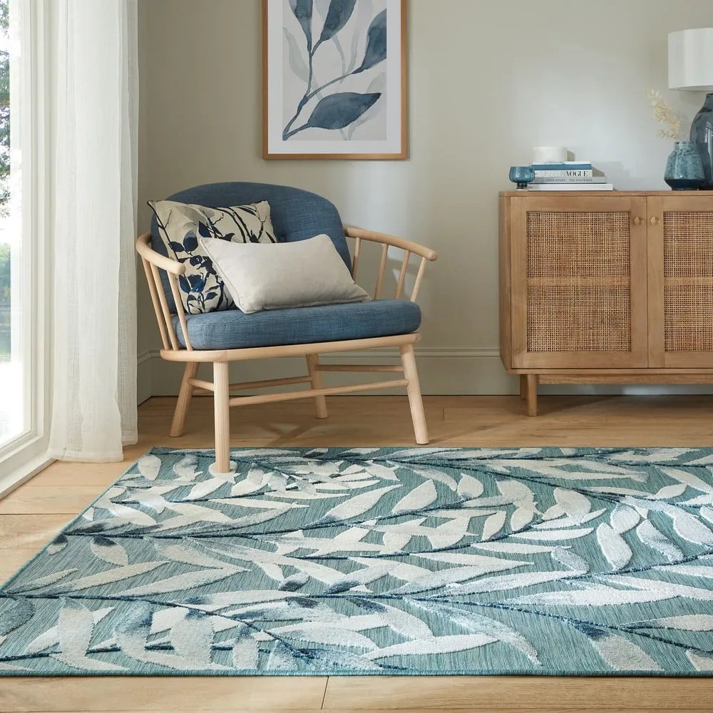 Covor de exterior albastru 230x160 cm Willow - Flair Rugs