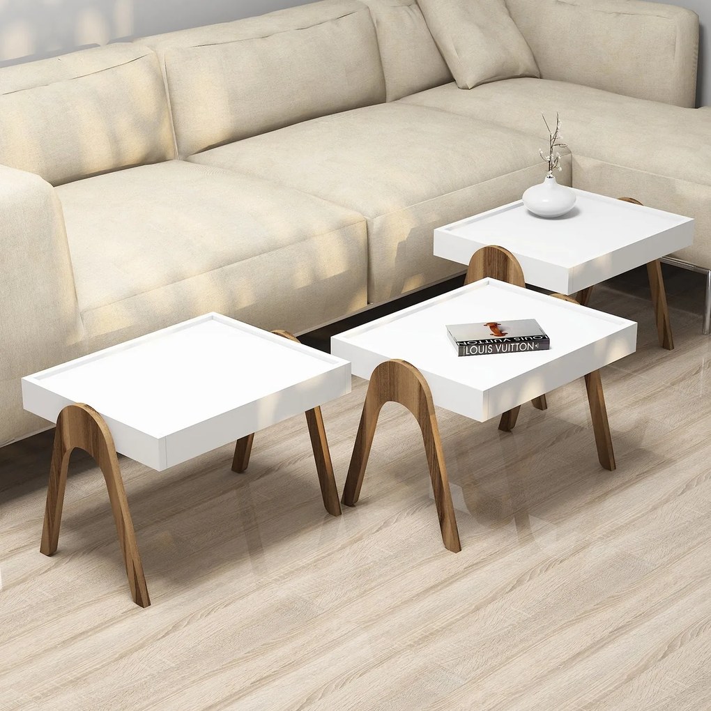 Măsuță de cafea Roam (Nuc + Alb). 1067465