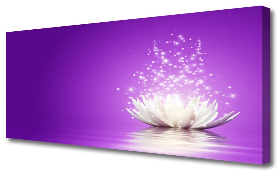 Tablou pe panza canvas Lotus Flower Floral violet