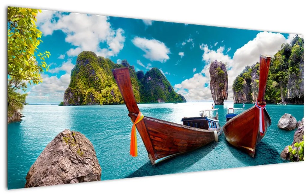 Tablou - Rai pe pământ (120x50 cm)