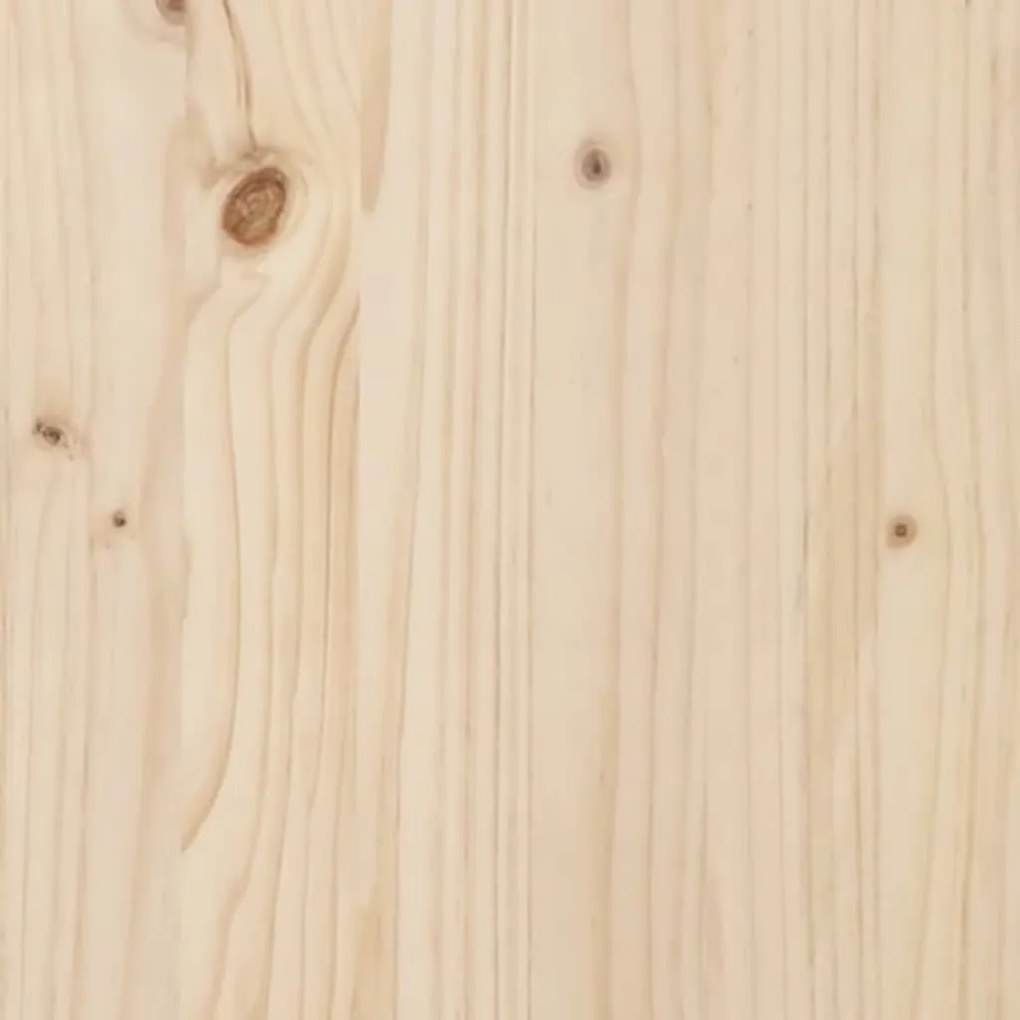 Pat pentru caini, 91,5x64x9 cm, lemn masiv de pin Maro