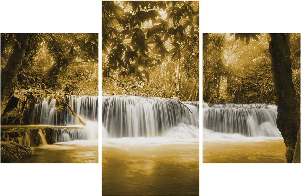 Tablou - Cascadă, de epocă (90x60 cm)
