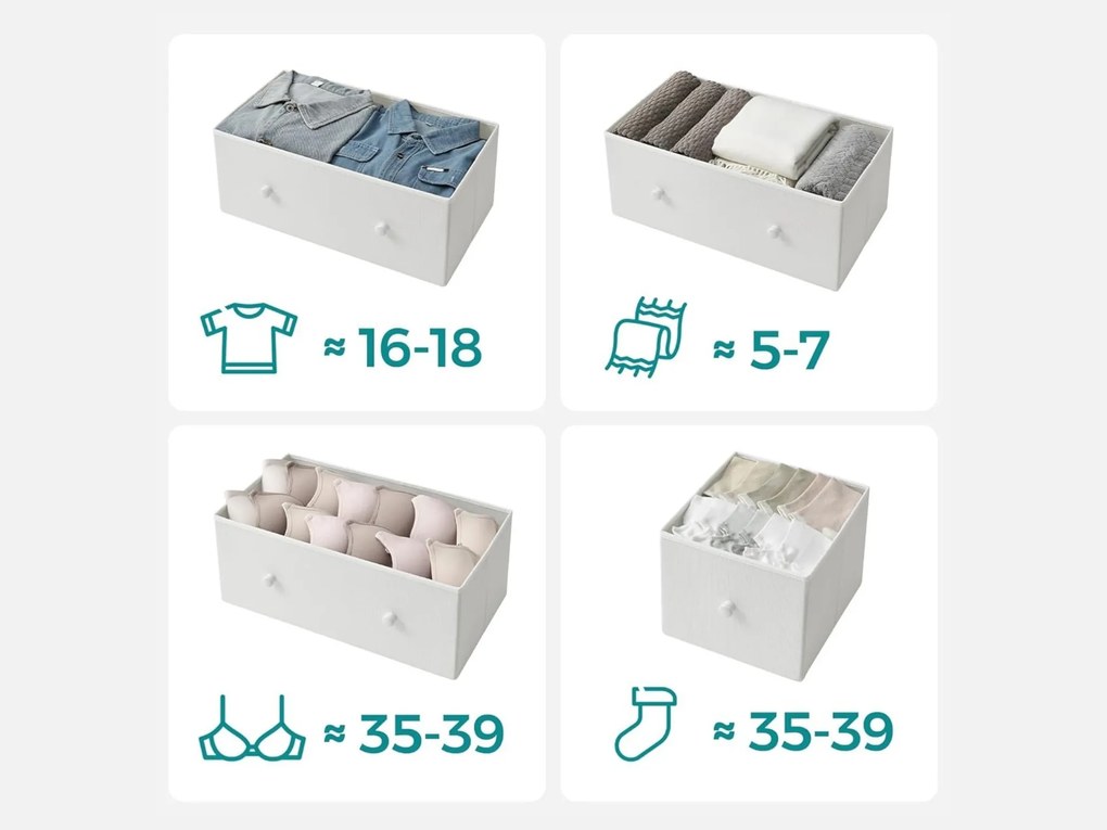 Comoda cu sertare HALLY 53x93 cm, stejar/alb