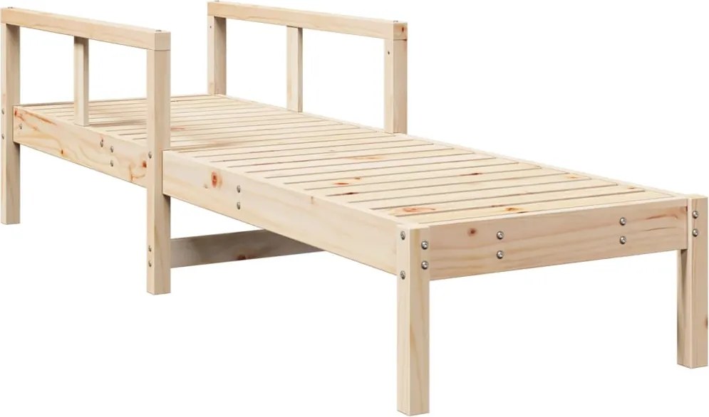 vidaXL Șezlong, 199,5x62x55 cm, lemn masiv de pin