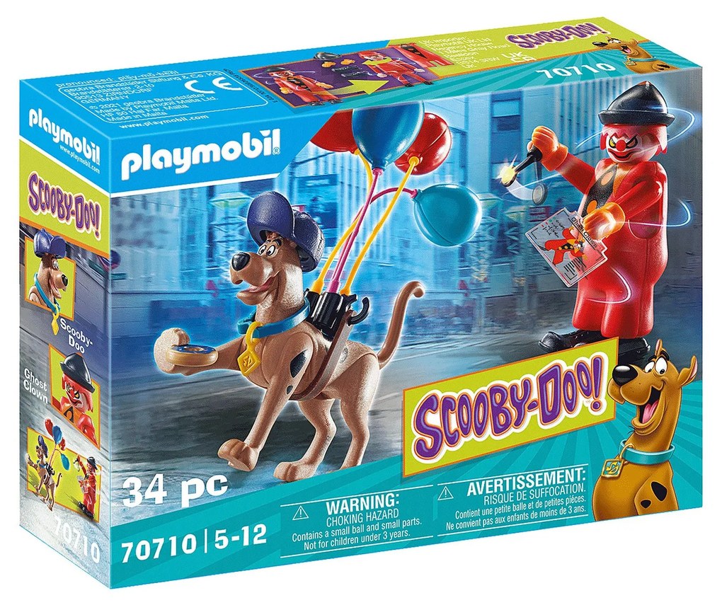 SCOOBY-DOO! AVENTURI CU FANTOMA CLOVN - PLAYMOBIL (70710)
