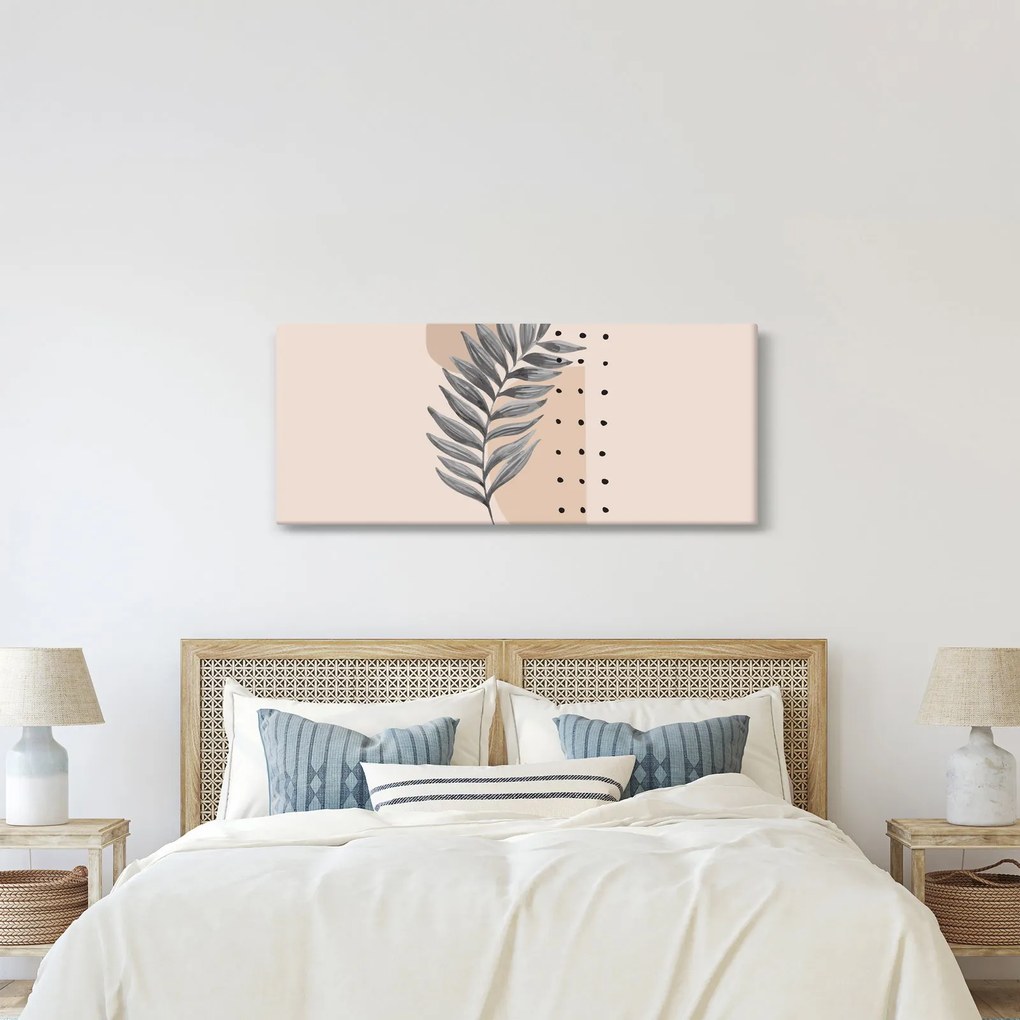 Tablou - Foaie ilustrată N⁰2 (120x50 cm)