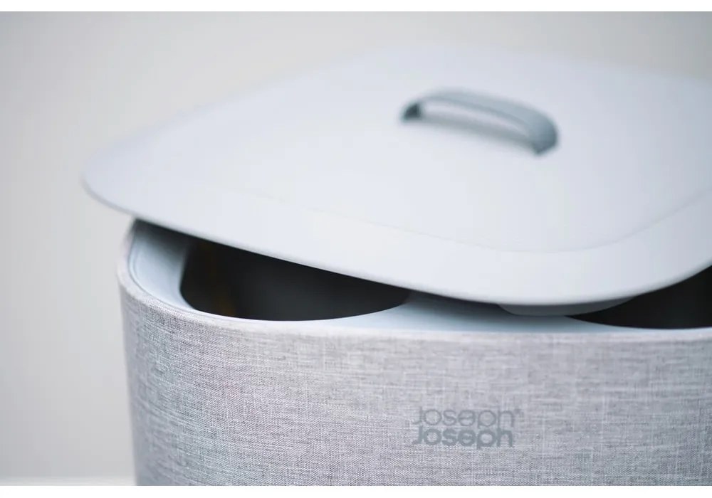 Coș de rufe din material textil Joseph Joseph Tota, 60 l, gri