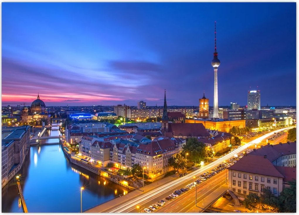 Tablou - Cerul albastru la Berlin (70x50 cm)