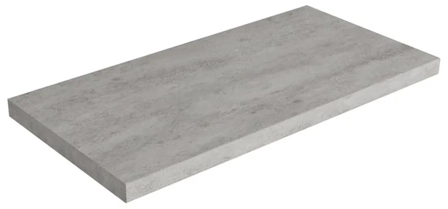 Blat pentru lavoar Rune Ottar 80 cm finisaj gri beton