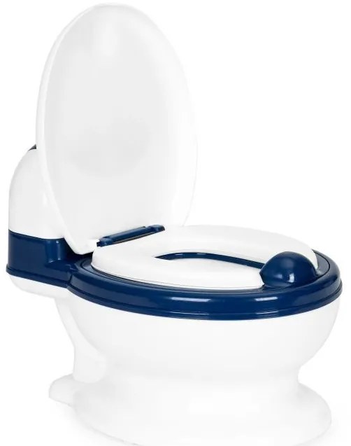 Oliță în formă de toaletă cu interior detașabil și perie