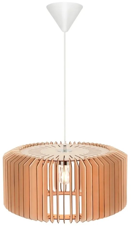 Pendul design modern Asti 50 alb, natur