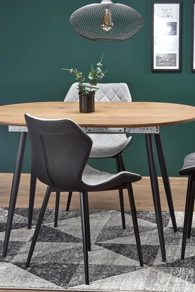 Masa extensibila ZENITH cu decor stejar 120(160)x80
