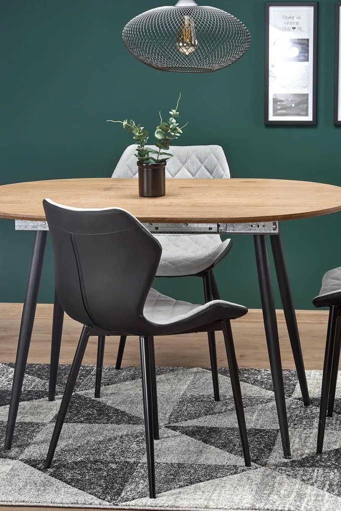 Masaoページ Masa extensibila ZENITH cu decor stejar 120(160)x80 | BIANO