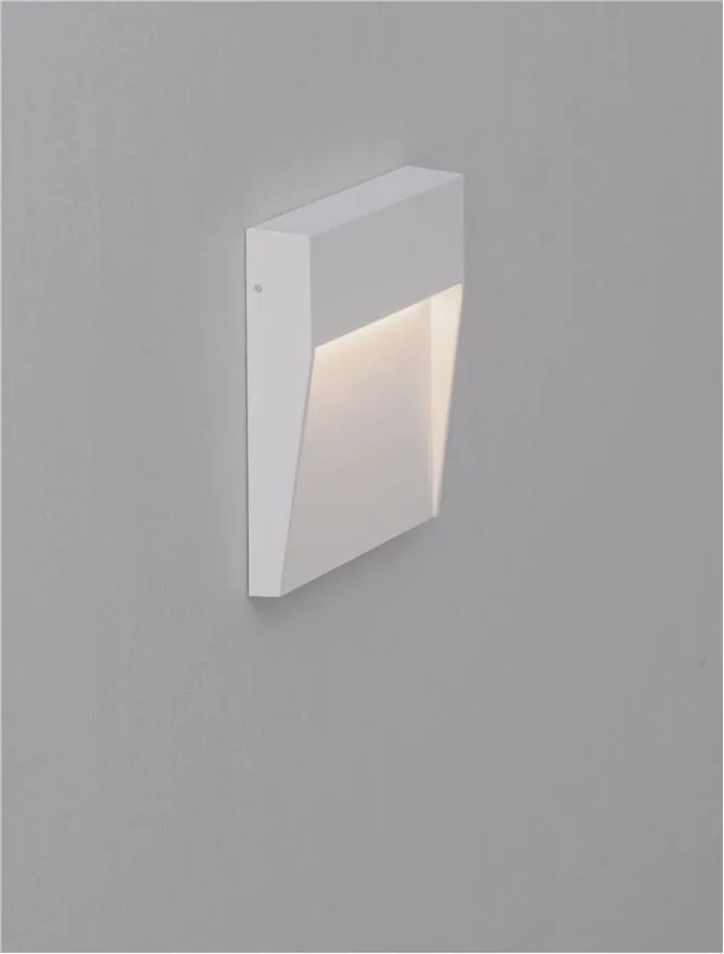 Aplica alba LED pentru exterior protectie IP54 FEM