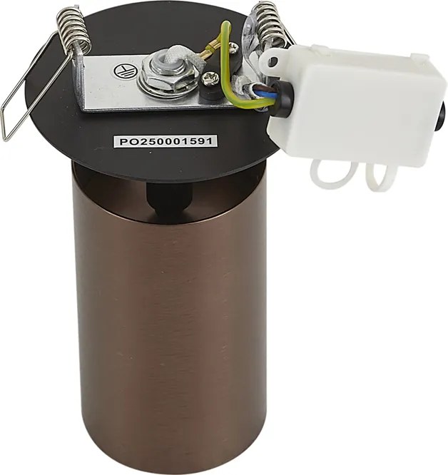 Spot încastrat modern bronz închis GU10 50mm IP44 - Chels