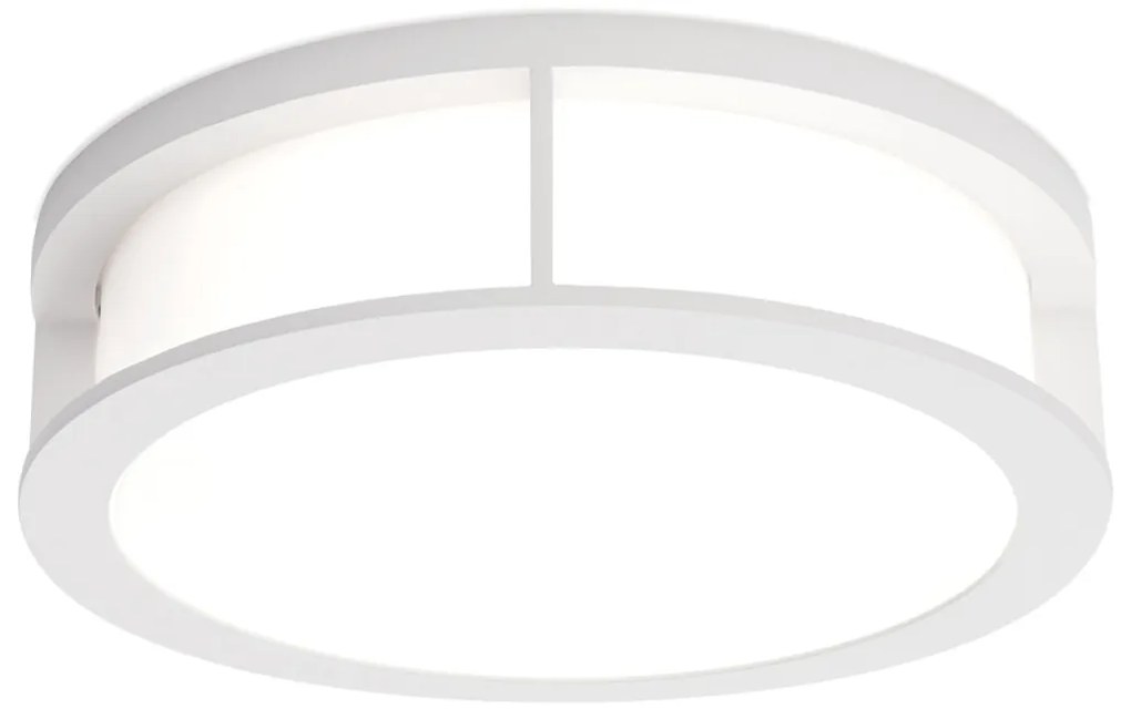 Plafoniera de exterior, protectie IP44, Henry alba