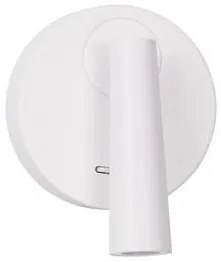 Aplica cu Spot LED directionabil stil minimalist TICO alba, NVL-9695146