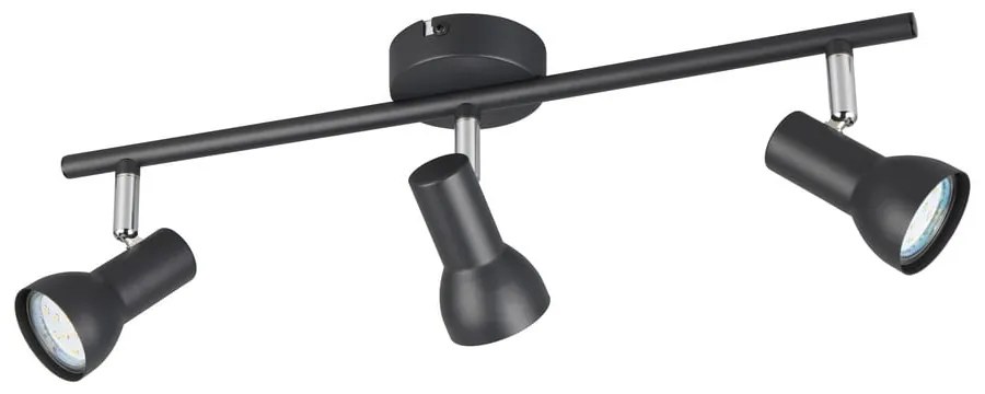 Spot negru ø 8 cm Cantar – Trio