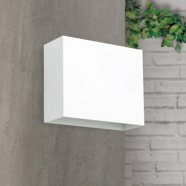 Aplica LED de perete exterior, lumina ambientala, protectie IP65, AKZENT alb