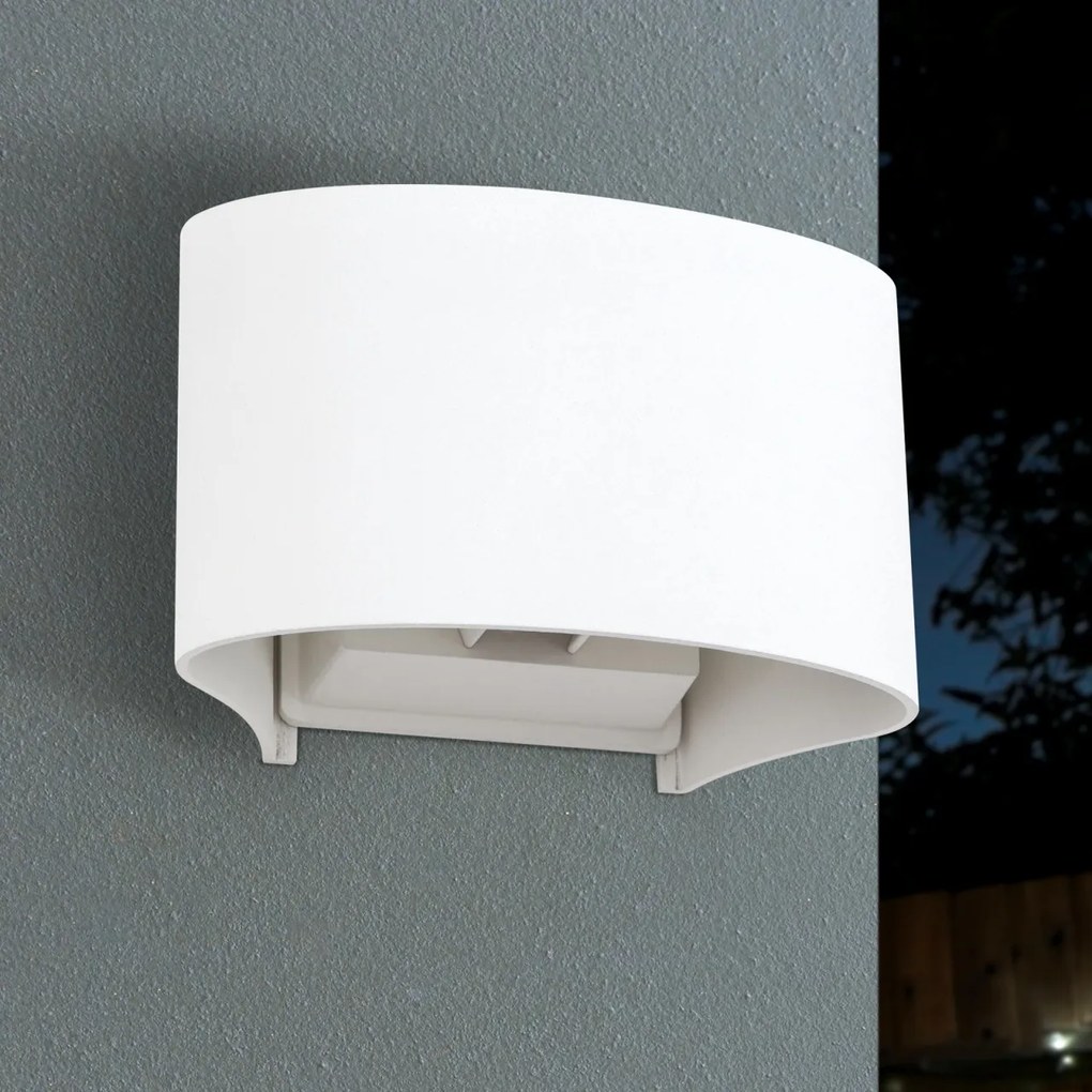 Aplica LED de exterior design modern ambiental IP54 GRETA alba