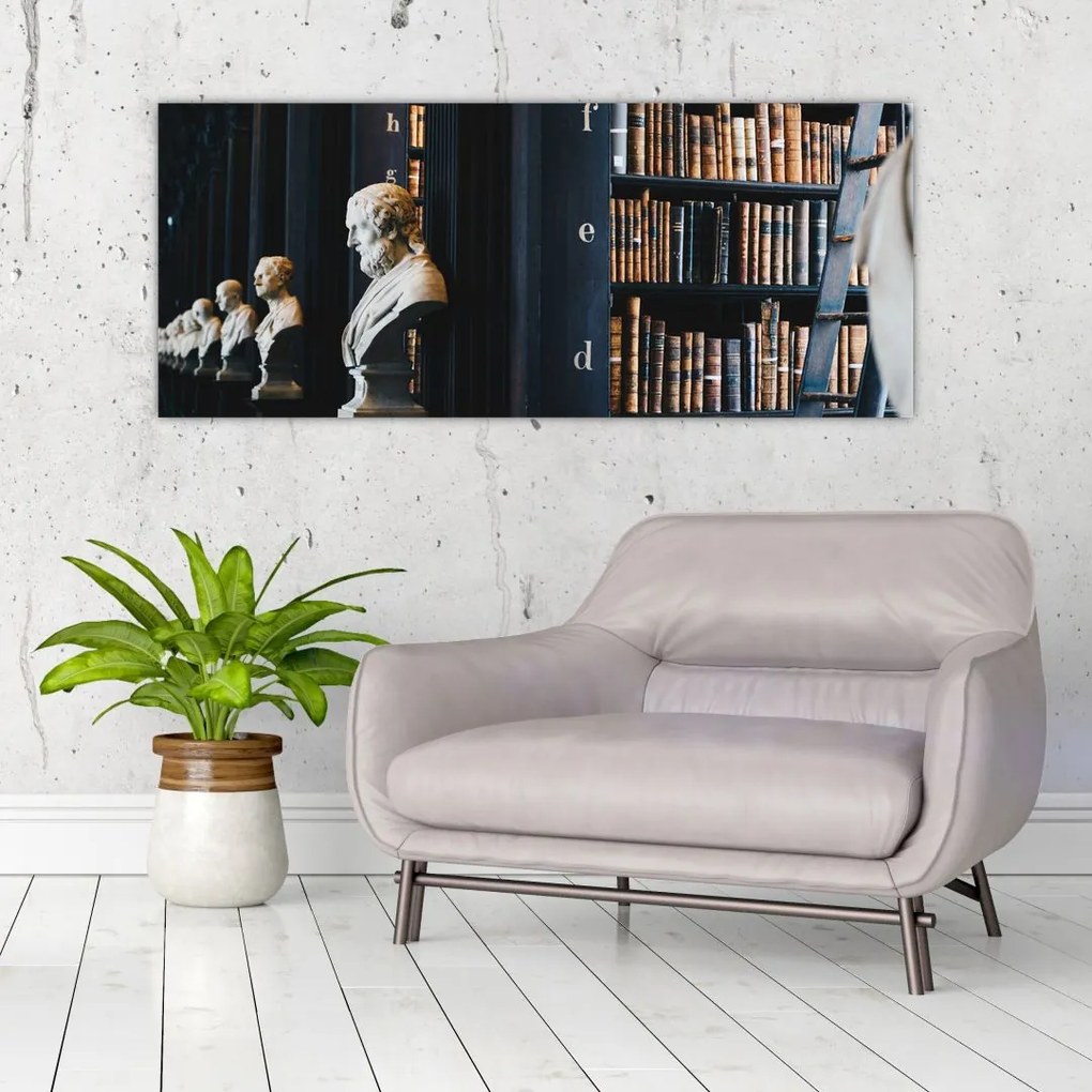 Tablou - La bibliotecă (120x50 cm)